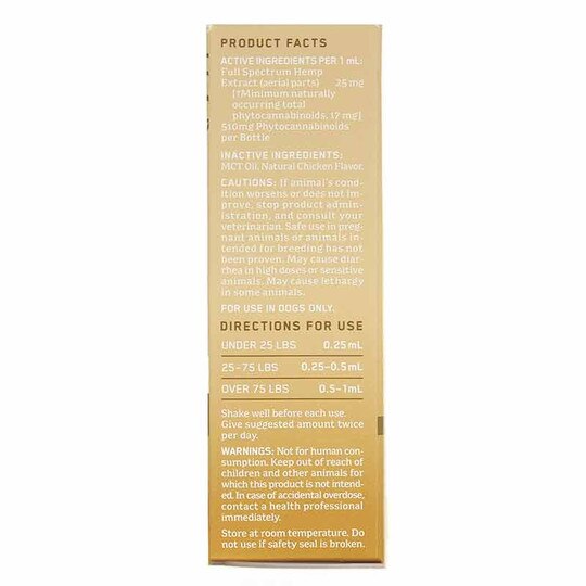 Hemp Extract for Adult Dogs 17 Mg, CW